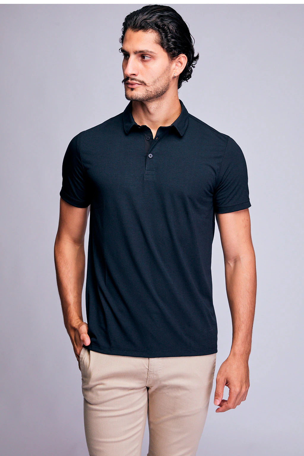 PoloTech Masculina Basic.US — Marinho