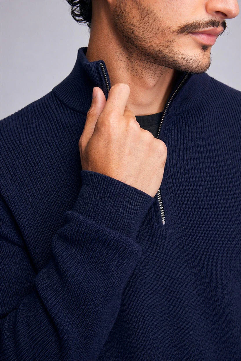 Sueter Zipneck Classy Tricot, look noites frias