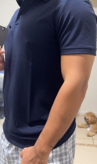 Foto de cliente com a PoloTech